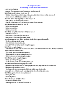 Đề cương ôn tập Cuối kì 1 Toán 12 Kết nối tri thức cấu trúc mới (có tự luận)