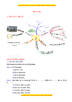 Chuyên đề Góc Toán 6 Cánh diều
