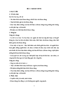 Giáo án Bài 2: Khoan dung Giáo dục công dân 9 Cánh diều