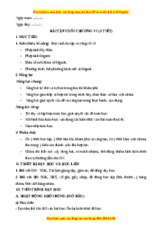 Giáo án Bài tập cuối chương 6 Toán 11 Kết nối tri thức