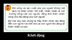 Giáo án Powerpoint Bài 28 Địa lí 6 Kết nối tri thức: Mối quan hệ giữa con người và thiên nhiên