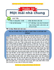 Bài tập cuối tuần Tiếng việt lớp 3 Tuần 32 Chân trời sáng tạo (có lời giải)
