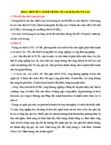 Lý thuyết Lịch sử 11 Cánh diều (cả năm)