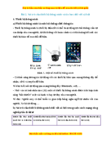 Lý thuyết Tin học 10 Kết nối tri thức Bài 2: Vai trò của thiết bị thông minh và tin học đối với xã hội