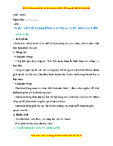 Giáo án Viết số thành tổng các trăm, chục, đơn vị Toán lớp 2 Kết nối tri thức