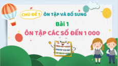 Bài giảng Powerpoint Toán lớp 3 Học kì 1 Kết nối tri thức