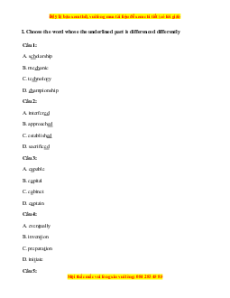 Trắc nghiệm Unit 3: Going Places Tiếng anh 10 Cánh diều