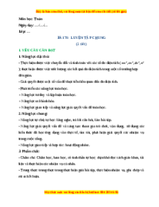 Giáo án Luyện tập chung Toán lớp 4 Cánh diều