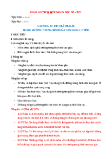 Giáo án Bài 16 Toán 8 Kết nối tri thức (năng lực số)