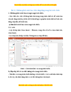 Lý thuyết Tin học 7 Chân trời sáng tạo Bài 12: Sử dụng ảnh minh họa, hiệu ứng động trong bài trình chiếu