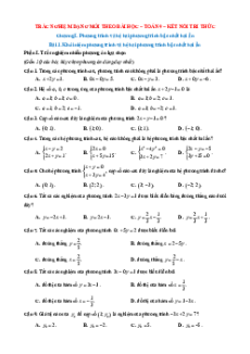 Trắc nghiệm Toán 9 Đúng-Sai, Trả lời ngắn Kết nối tri thức (form 2025)