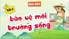 Giáo án Powerpoint Bài 5: Bảo vệ môi trường sống Đạo đức lớp 5 Kết nối tri thức