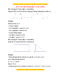 Giải Sgk Toán lớp 3 Bài 57: Ôn tập về hình học và đo lường (Cánh diều)