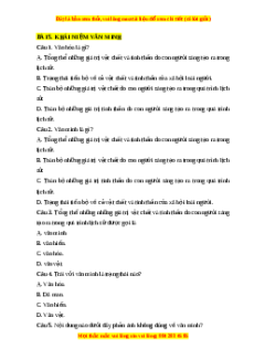 Trắc nghiệm Bài 5 Lịch sử 10 Cánh diều: Khái niệm văn minh