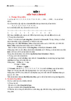 Bài tập cuối tuần Toán lớp 5 Cánh diều Học kì 1 (Phiên bản 2)