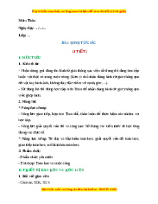 Giáo án Hình tứ giác Toán 2 Chân trời sáng tạo
