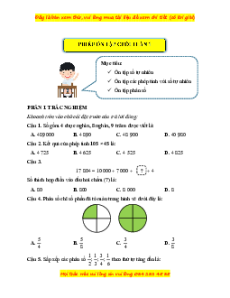 Bài tập cuối tuần Toán lớp 5 Kết nối tri thức Học kì 1