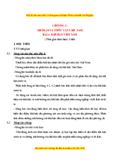 Giáo án Bài 4 Địa lí 8 Kết nối tri thức (2024): Khí hậu Việt Nam