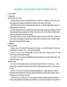 Giáo án chuyên đề Lịch sử 11 Kết nối tri thức