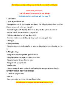 Giáo án Tình yêu Tổ Quốc (Thơ thất ngôn bát cú và tứ tuyệt luật Đường) 2024 Chân trời sáng tạo