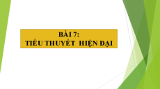 Giáo án Powerpoint Bài 7: Tiểu thuyết hiện đại Ngữ văn 12 Cánh diều