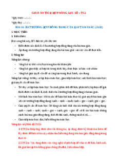 Giáo án Bài 34 Toán 8 Kết nối tri thức (năng lực số)