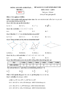 Bộ 3 đề thi khảo sát chất lượng đầu năm Toán 8 năm 2025 (có đáp án)