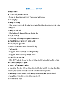 Giáo án Ôn tập trang 30 Ngữ Văn 9 Chân trời sáng tạo