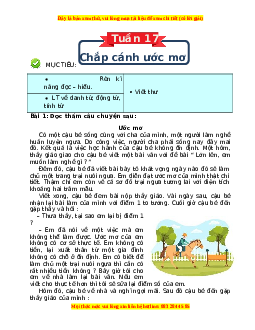 Bài tập cuối tuần Tiếng việt 4 Tuần 17 Kết nối tri thức (có lời giải)