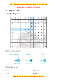 VBT Toán lớp 3 Bài 47 (Chân trời sáng tạo): Em làm được những gì?