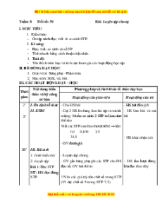 Giáo án Bài 39 Toán lớp 5: Luyện tập chung (Trang 43)