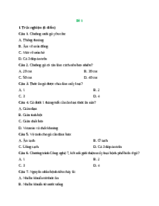 Đề thi cuối kì 2 Công nghệ 7 Kết nối tri thức (Đề 1)