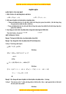 Chuyên đề Phép nhân Toán lớp 3 nâng cao Kết nối tri thức