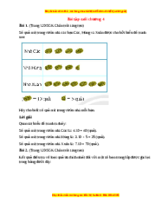 Giải sgk Toán 6 Bài 6: Bài tập cuối chương 4 (Chân trời sáng tạo)