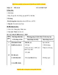 Giáo án Bài 64 Toán lớp 5: Luyện tập (Trang 64)
