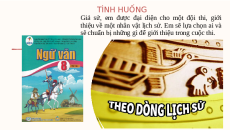 Giáo án Powerpoint Nghe và tóm tắt nội dung thuyết trình về một nhân vật lịch sử hoặc tác phẩm văn học Ngữ văn 8 Cánh diều