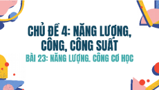 Giáo án powerpoint Năng lượng. Công cơ học Vật lí 10 Kết nối tri thức