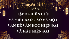 Bài giảng Powerpoint Chuyên đề Ngữ văn 12 Cánh diều