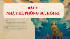 Giáo án Powerpoint Bài 3: Nhật kí, phóng sự, hồi kí Ngữ văn 12 Cánh diều