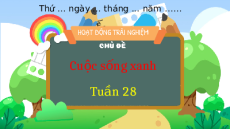 Giáo án Powerpoint Tuần 28 Hoạt động trải nghiệm lớp 3 Chân trời sáng tạo