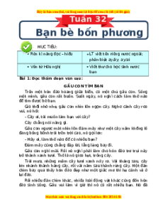 Bài tập cuối tuần Tiếng việt lớp 3 Tuần 32 Cánh diều (có lời giải)