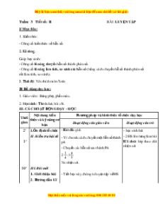 Giáo án Bài 11 Toán lớp 5: Luyện tập (Trang 14)