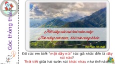 Giáo án Powerpoint Bài 3 Địa lí 8 Cánh diều: Tìm hiểu về ảnh hưởng của địa hình đồi với sự phân hóa tự nhiên và khai thác kinh tế