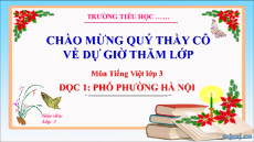 Giáo án Powerpoint Bài 13: Cuộc sống đô thị Tiếng việt lớp 3 Cánh diều