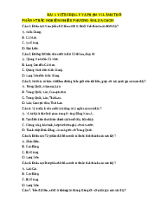 Trắc nghiệm Bài 1: Vị trí địa lí và phạm vi lãnh thổ Địa lí 12 Đúng-Sai, Trả lời ngắn sách mới 2025