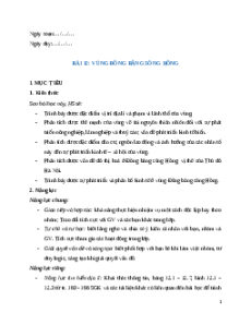 Giáo án Bài 12 Địa lí 9 Kết nối tri thức (2024): Vùng Đồng bằng sông Hồng