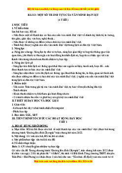 Giáo án Bài 13 Lịch sử 10 Cánh diều (2024): Một số thành tựu của văn minh Đại Việt