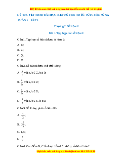 Bộ Trắc nghiệm Toán 7 Kết nối tri thức (cả năm) có đáp án
