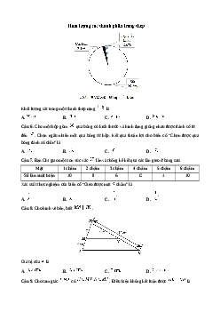 Đề thi giữa kì 2 Toán 8 Cánh diều Cấu trúc mới - Đề 5