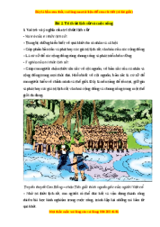 Lý thuyết Bài 2 Lịch sử 10 Cánh diều: Tri thức lịch sử và cuộc sống